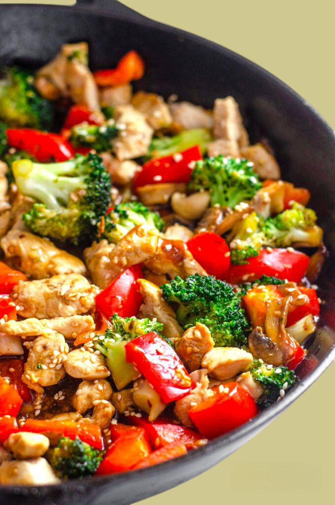 Chicken stir-fry image