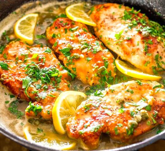 Lemon chicken piccata image