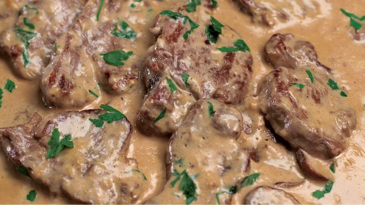 Mushroom Beef Piccata image